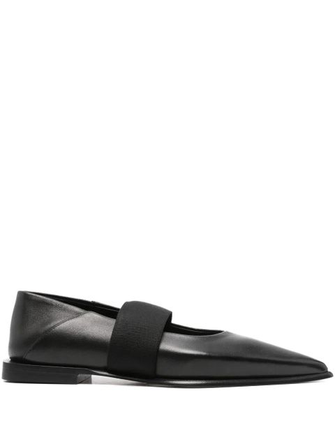 Sportmax leather ballet flats - Black - zdjęcie produktu nr 1