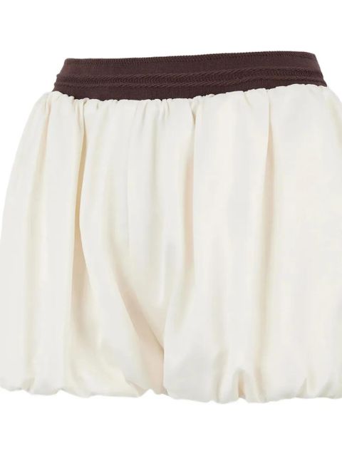 Manière De Voir Zoe gathered bubble shorts - Neutrals