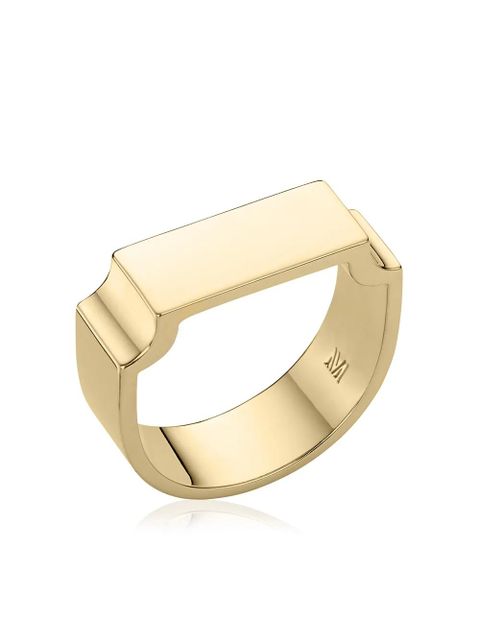 Monica Vinader Signature Wide ring - Gold