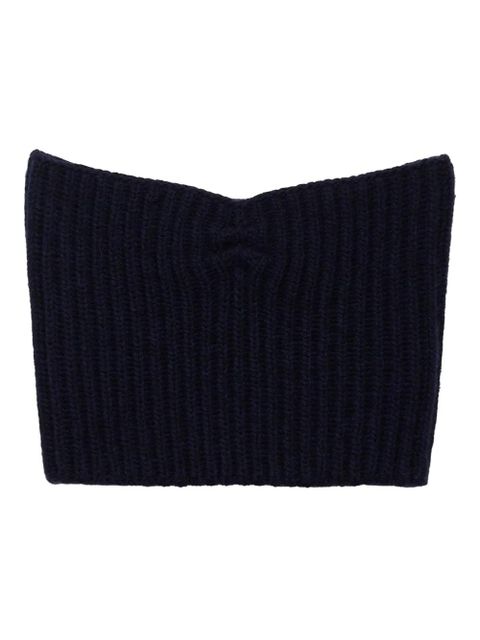 Prada ribbed bandeau top - Black - zdjęcie produktu nr 1