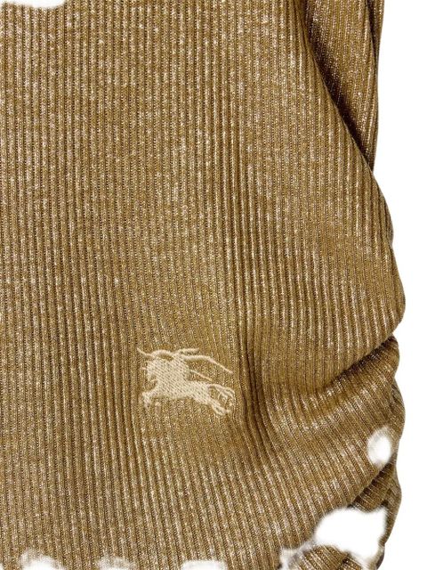 Burberry logo-embroidered tank top - Gold - zdjęcie produktu nr 2