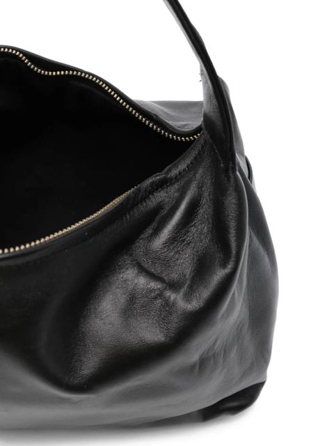 Gimaguas leather top-handle shoulder bag - Black