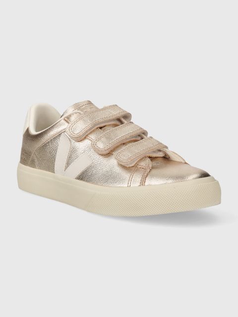 Veja sneakersy skórzane Recife Logo kolor złoty RC0502418 - zdjęcie produktu nr 1