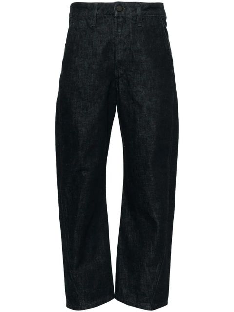 LEMAIRE Twisted high-rise cropped jeans - Blue - zdjęcie produktu nr 1