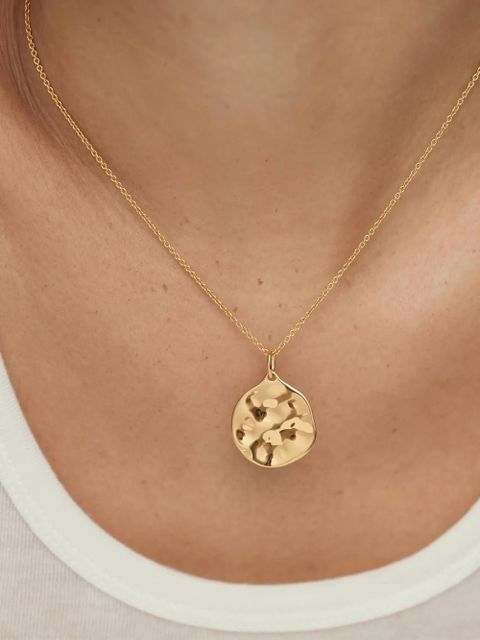 Monica Vinader Siren Muse pendant - Gold - zdjęcie produktu nr 2