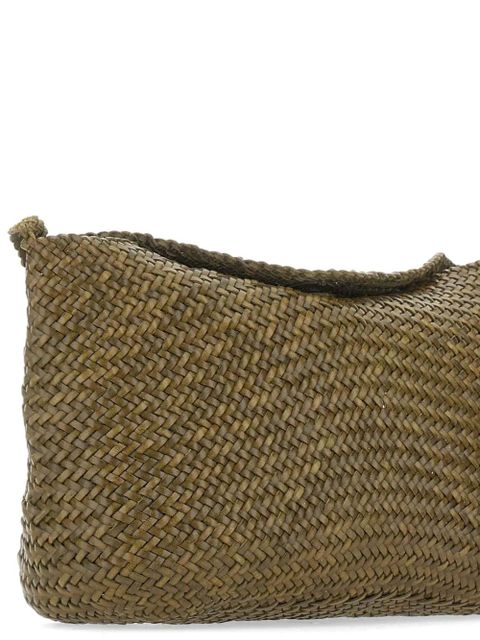 DRAGON DIFFUSION Santa Marta interwoven crossbody bag - Green
