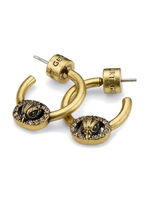 Kurt Geiger London kolczyki damskie metalowe cyrkoniowe - zdjęcie produktu nr 1