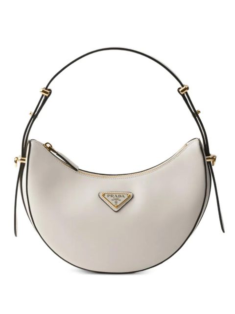 Prada Arqué mini leather shoulder bag - White - zdjęcie produktu nr 1