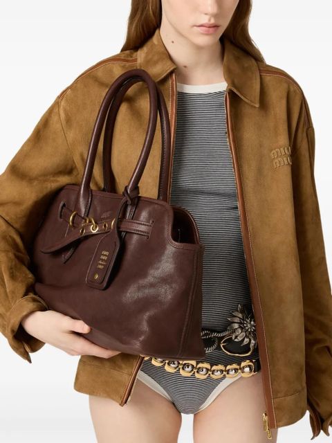 Miu Miu suede jacket - Brown