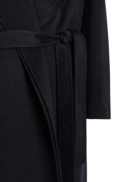 Róhe shawl-collar belted coat - Blue - zdjęcie produktu nr 2