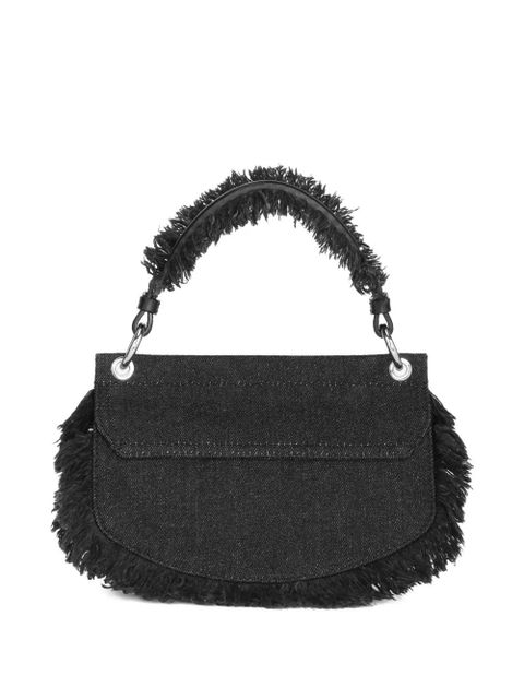 GANNI denim tote bag - Black