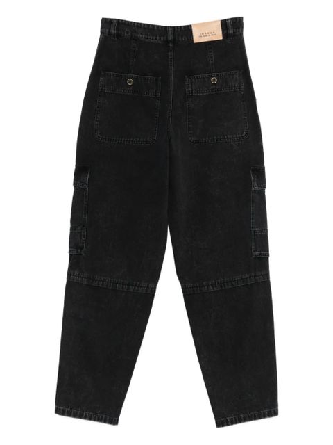 ISABEL MARANT seam-detail cargo jeans - Black