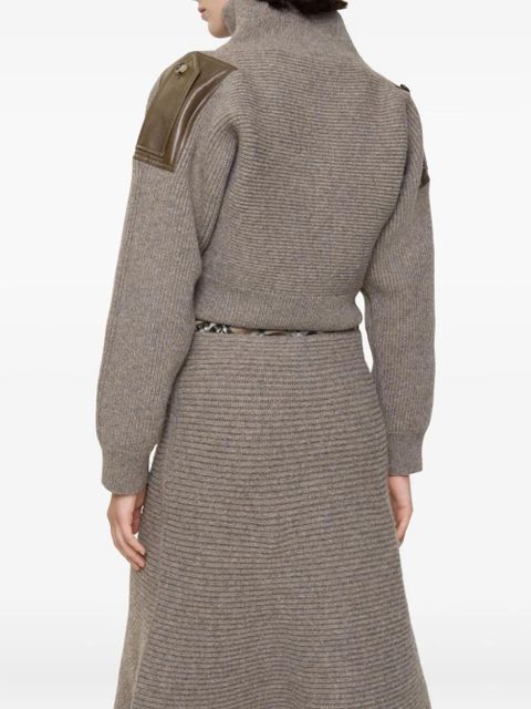 Burberry wool half-button sweater - Grey - zdjęcie produktu nr 2