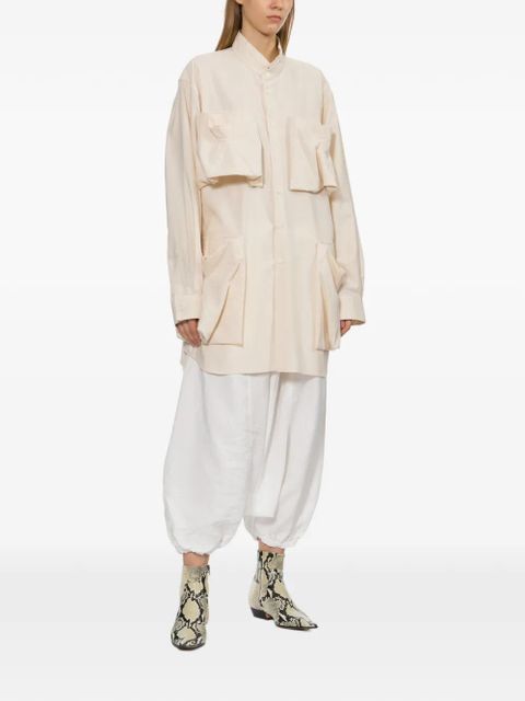 Comme Des Garçons elasticated-cuff trousers - White - zdjęcie produktu nr 2