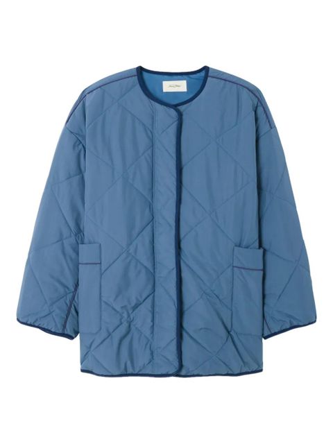 American Vintage Vowbay quilted jacket - Blue - zdjęcie produktu nr 1