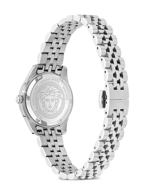 Versace Greca diamond 30mm - Silver
