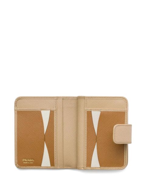 Prada textured zip-around wallet - Neutrals