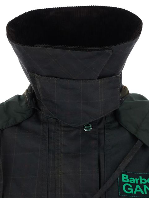 Barbour check duffle coat - Brown