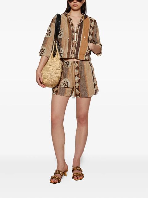 LOEWE geometric-pattern hoodie - Neutrals - zdjęcie produktu nr 2