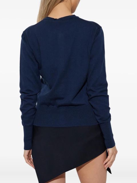 Vivienne Westwood Orb-embroidered cardigan - Blue