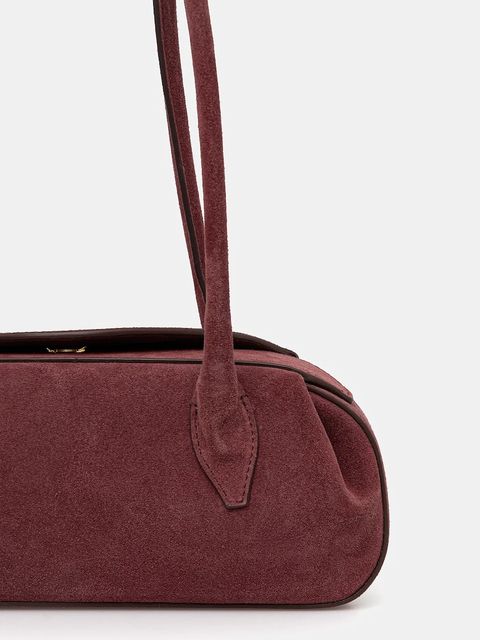 Yuzefi torebka zamszowa OYSTER