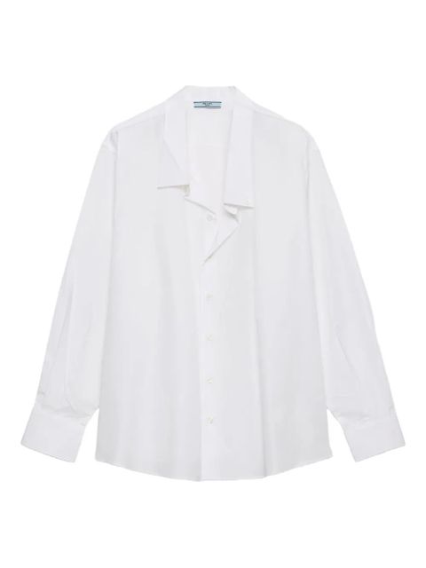 Prada poplin button-fastening shirt - White - zdjęcie produktu nr 1