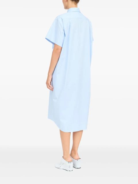 MM6 Maison Margiela cotton shirt dress - Blue
