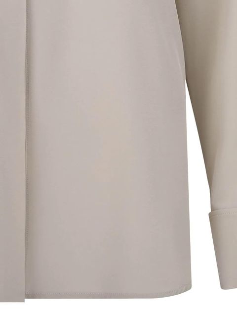Max Mara ribbon-detail shirt - Grey