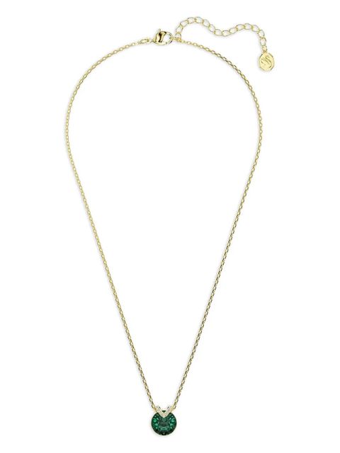 Swarovski Bella V emerald crystal gold chain necklace - EMER/GOS - zdjęcie produktu nr 1