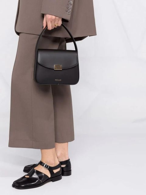 Frenzlauer leather tote bag - Black