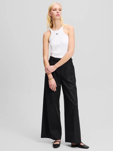 Karl Lagerfeld top kolor biały A2W17107