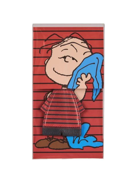 Marge Sherwood Peanuts striped charm - Red