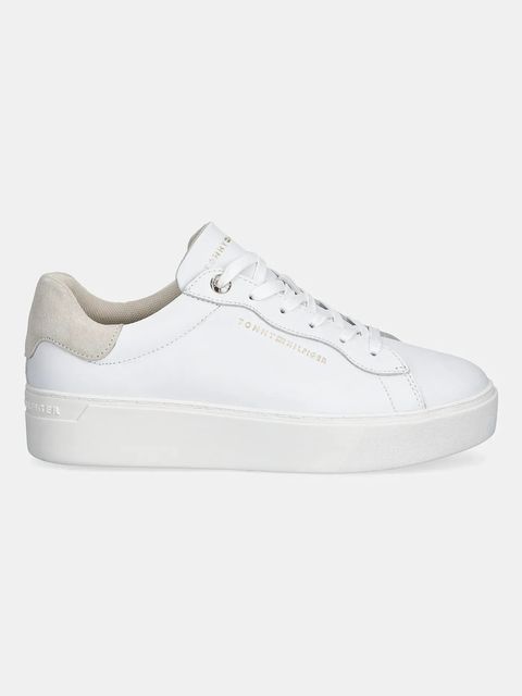 Tommy Hilfiger sneakersy skórzane CHIC PLATFORM CUPSOLE SNEAKER - zdjęcie produktu nr 1