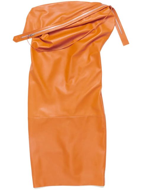 Acne Studios leather dress - Orange - zdjęcie produktu nr 1