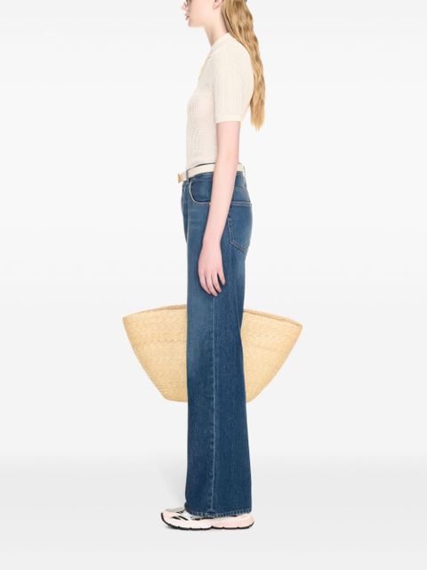 Off-White wide-leg five-pocket jeans - Blue