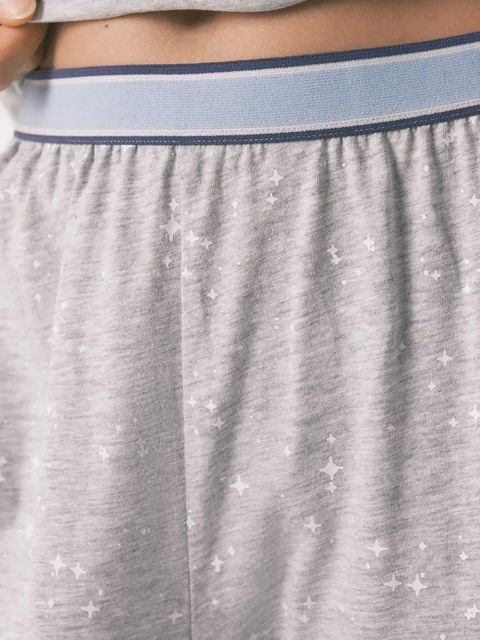 women'secret piżama damska kolor szary 3132130