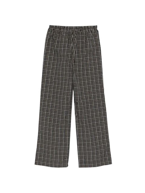 Róhe drawstring checked trousers - Black - zdjęcie produktu nr 2