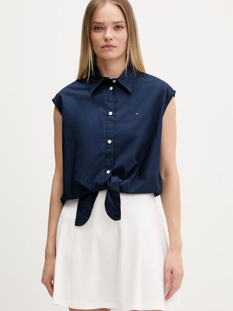 Tommy Jeans koszula damska bawełniana - zdjęcie produktu nr 1