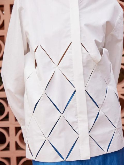 ALEMAIS Cece cut-out shirt - White