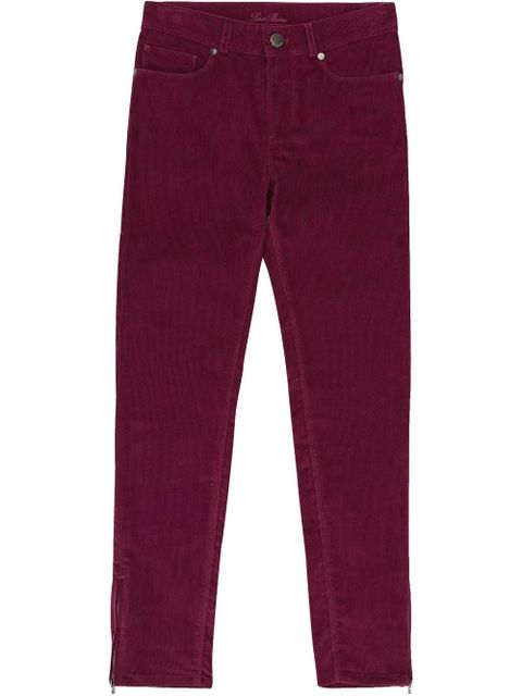 Loro Piana straight-leg corduroy trousers - Red - zdjęcie produktu nr 1