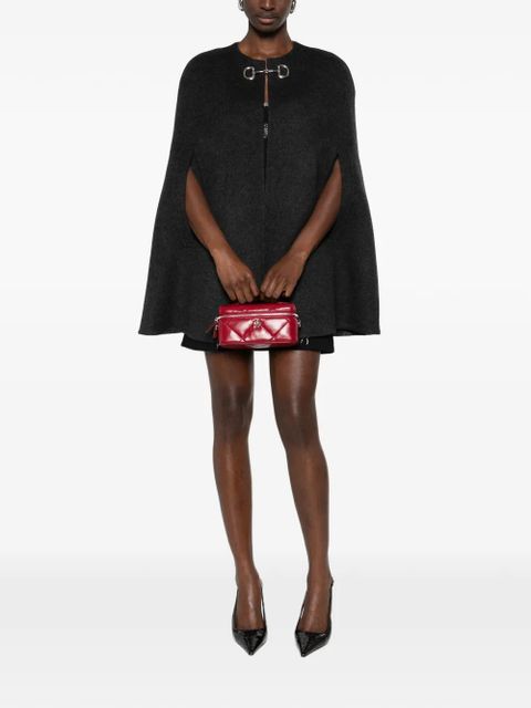 Gucci horsebit jacquard cape - Black - zdjęcie produktu nr 2