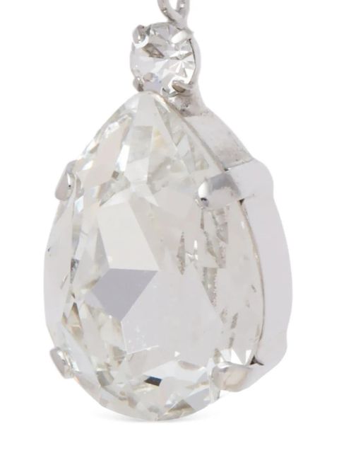 Jennifer Behr crystal-embellished drop earrings - Silver