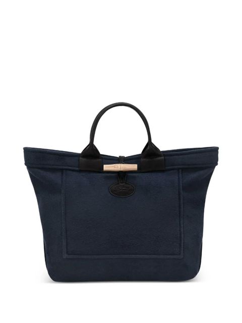 Longchamp Le Roseau L tote bag - Blue - zdjęcie produktu nr 1