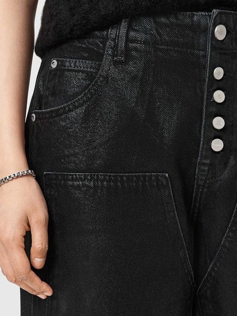 AllSaints jeansy damskie high waist W070EB