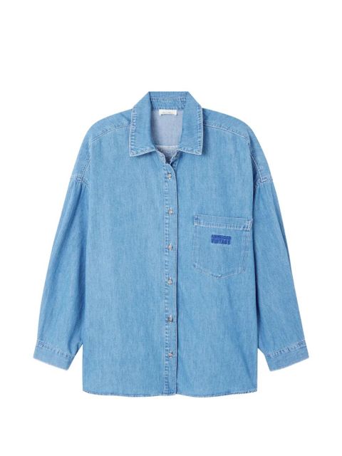 American Vintage Izeway long-sleeve pocket shirt - Blue - zdjęcie produktu nr 1
