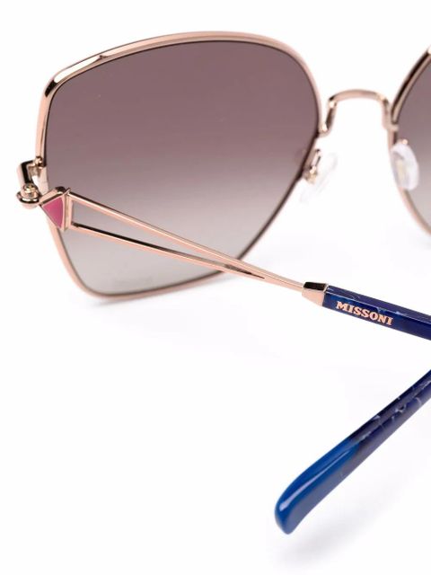 MISSONI EYEWEAR oversized-frame sunglasses - Metallic - zdjęcie produktu nr 2