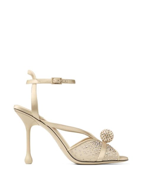 Jimmy Choo Sarai embellished sandals - Gold - zdjęcie produktu nr 1