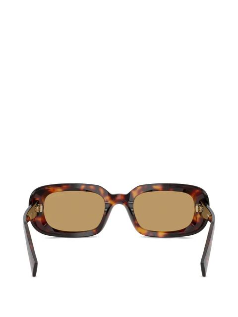 Miu Miu Eyewear Rêverie rectangle sunglasses - Brown