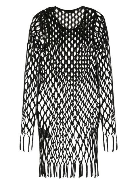 Christopher Esber knitted mesh mini dress - Black - zdjęcie produktu nr 2