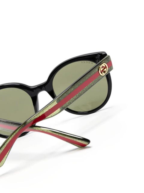 Gucci Eyewear round-frame sunglasses - Green